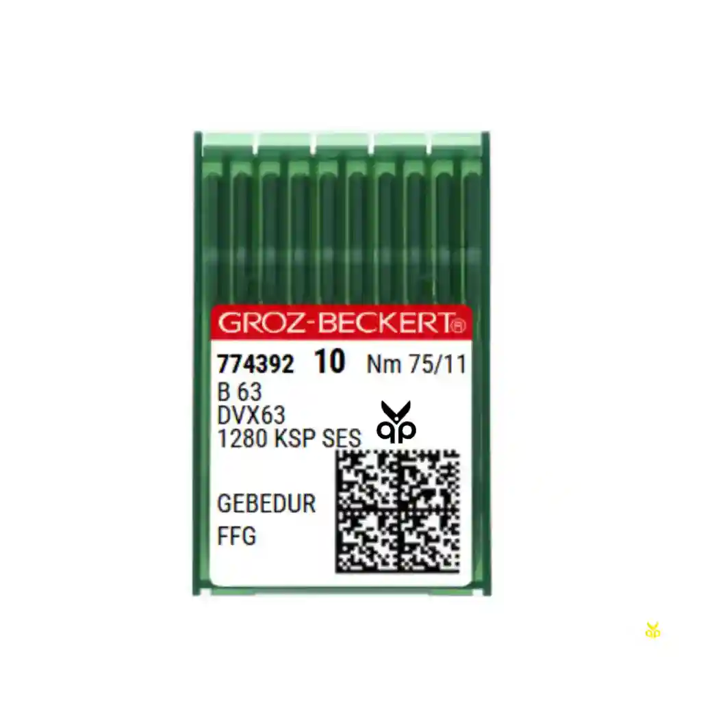 Agujas para Collarin B63/1280KSP/DVX63 Gebedur Groz Beckert