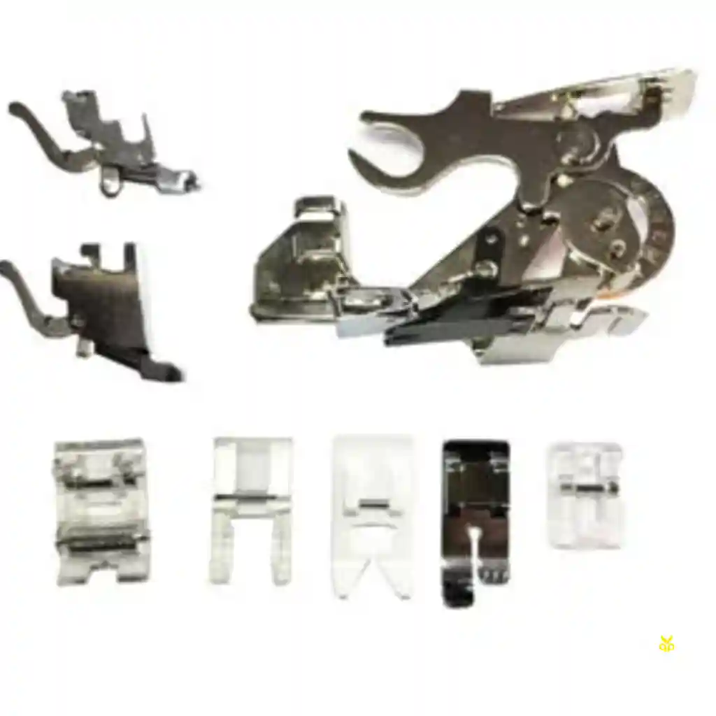 Kit Pie Prensatelas X8 Un Ruffler Máquina D Coser Familiar