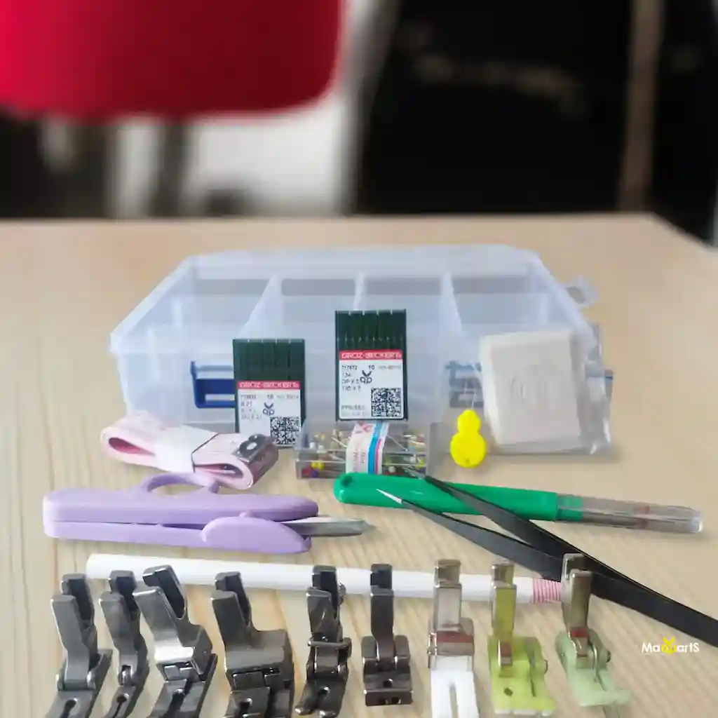 Caja Organizadora con accesorios para Costura Industrial