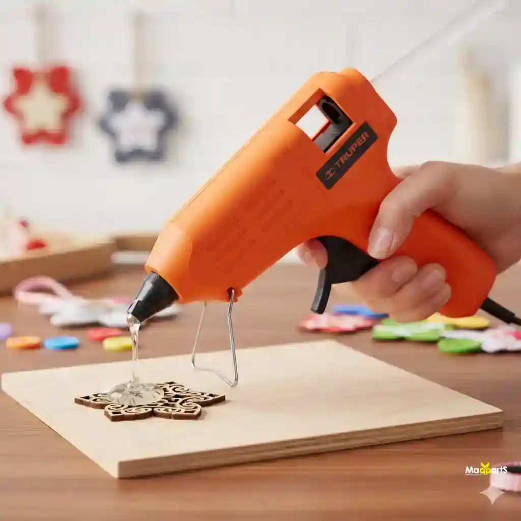 Pistola de Silicona Eléctrica Truper 25W PIPE-1/2 – Precisión y Comodidad para Reparaciones y Manualidades