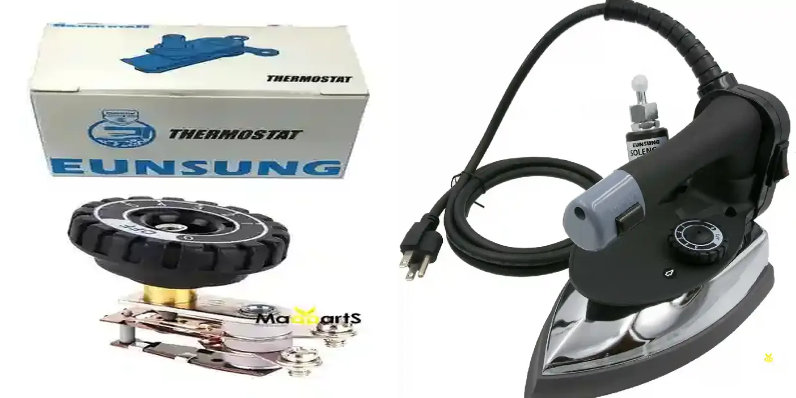 Plancha industrial que no calienta: termostato y fusible